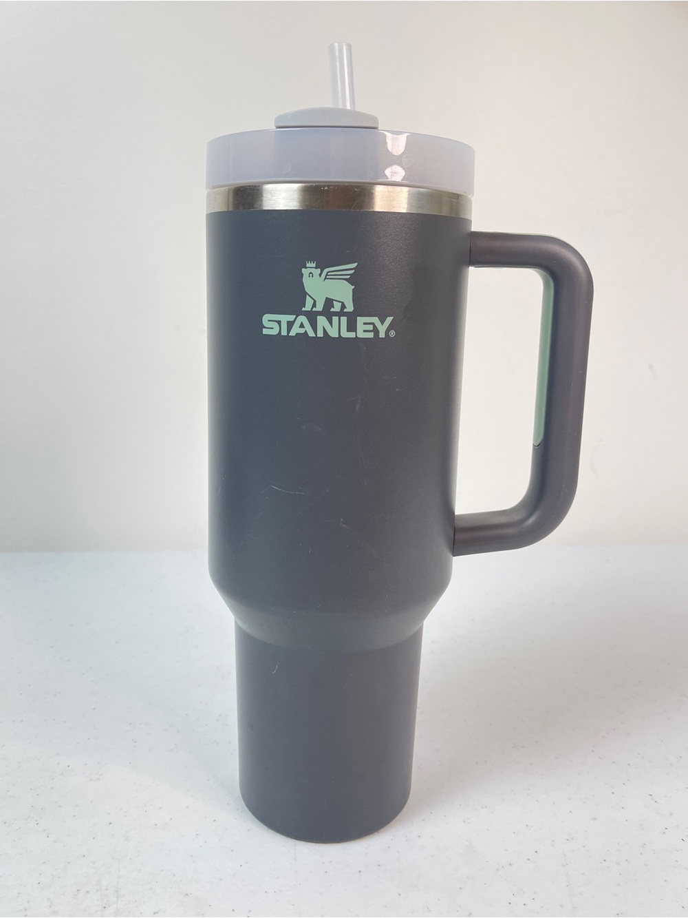 Stanley Insulated Tumbler - Charcoal Gray with Light Gray Logo